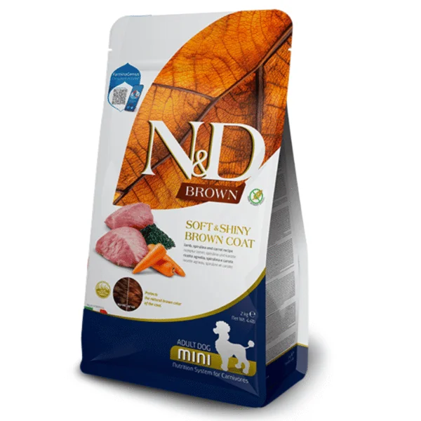 ND Brown Dog Cordero, Spirulina y Zanahoria perros adultos