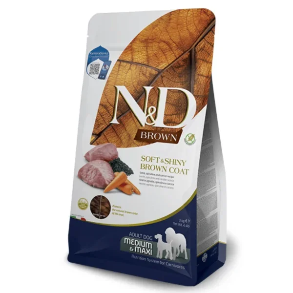 ND Brown Dog Cordero, Spirulina y Zanahoria perros adultos