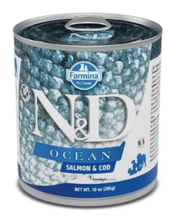 ND Ocean Salmón Bacalao lata 6x285 g perros adultos