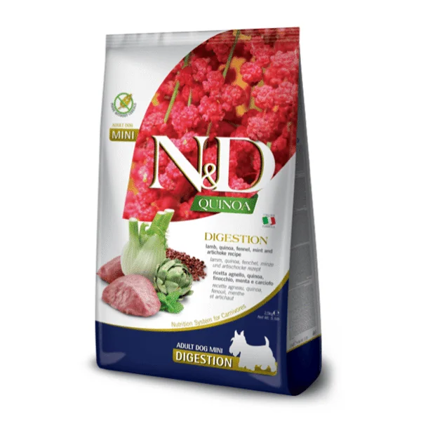 ND QUINOA mini Dog digestion Cordero perros adultos raza pequeña