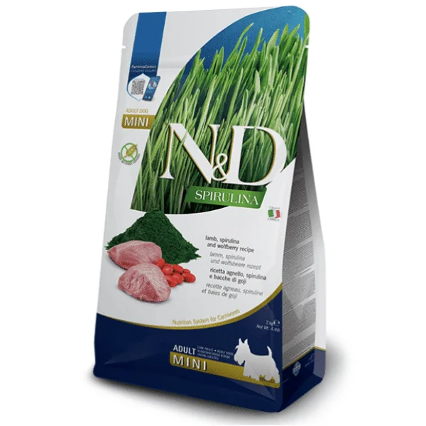 ND Spirulina Dog mini Cordero perros 2 kg