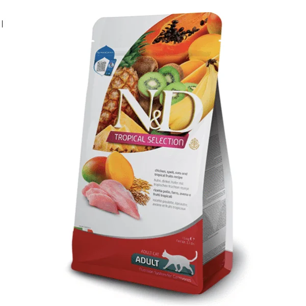 ND TROPICAL cat Pollo gatos adultos
