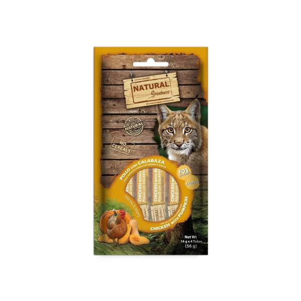 NG Snack Cremoso Pollo con Calabaza Gatos