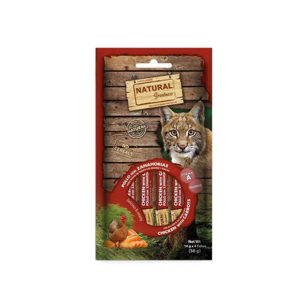 NG Snack Cremoso Pollo con Zanahorias Gato