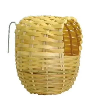 Nido Mimbre Tropical Pequeño