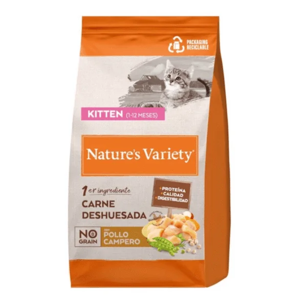 No grain kitten pollo Nature´s Variety gatitos