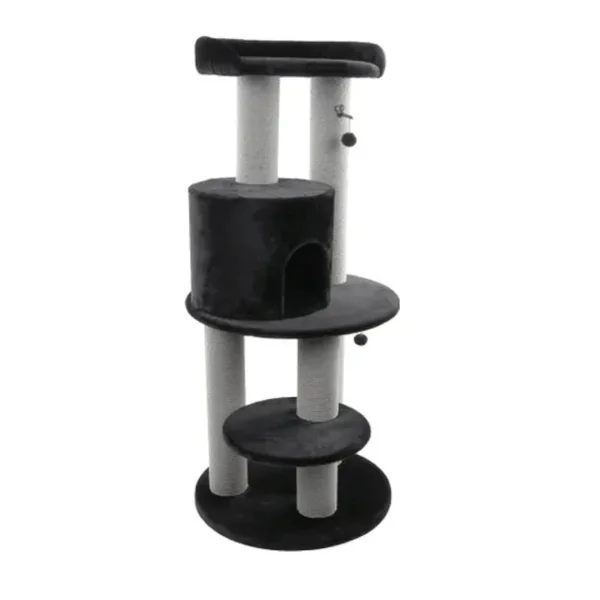No te pierdas las mejores ofertas en Flamingo Hattie Árbol Rascador Negro Para Gatos en Productos Para Gatos.