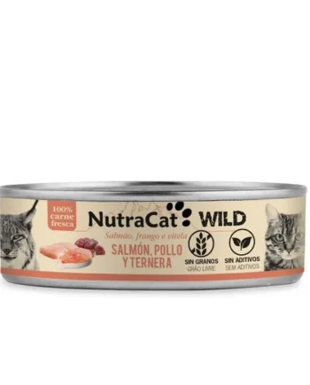 Nutracat Wild Salmón, Pollo y Ternera