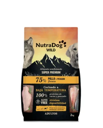 NutraDog- Pienso semihúmedo de Pollo y pescado