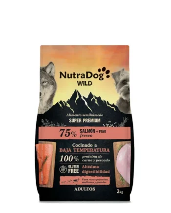 Nutradog - Pienso semihúmedo de salmón y pavo
