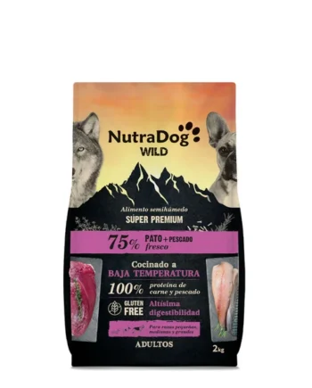 NutraDog- Pienso semihúmedo Pato y pescado