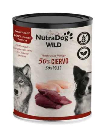 NutraDog Wild - Ciervo y Pollo 400g