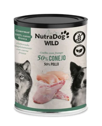 NutraDog Wild - Conejo y Pollo 400g