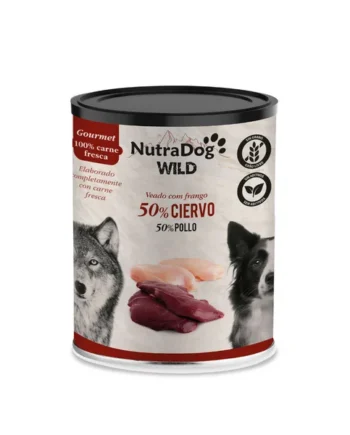 Nutradog Wild - Lata de ciervo y pollo
