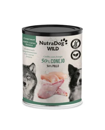 Nutradog Wild - Lata de conejo y pollo