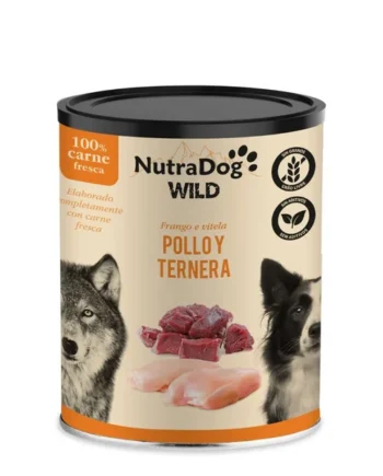 Nutradog Wild - Lata de pollo y ternera