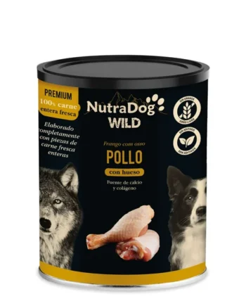 NutraDog Wild Premium - Pollo con Huesos 400g