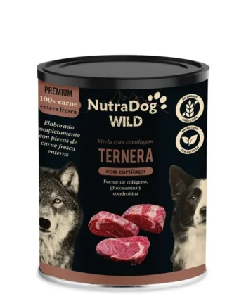 NutraDog Wild Premium - Ternera con Cartílago 400g