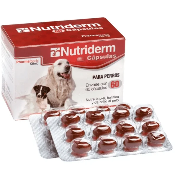 Nutriderm cápsulas ácidos grasos para perros