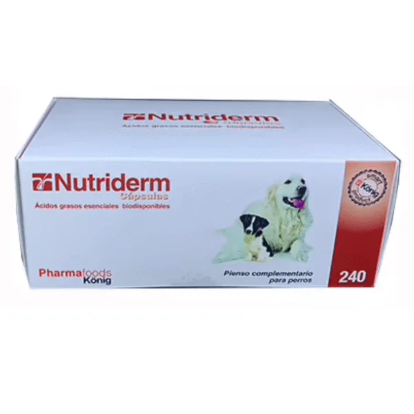 Nutriderm cápsulas ácidos grasos para perros
