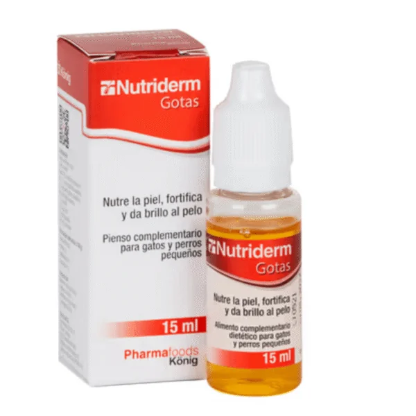 Nutriderm GOTAS dermatitis perros gatos 15 ml
