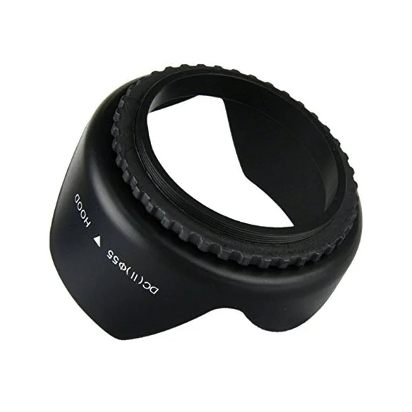 Objetivo Parasol para lentes Universal 55 mm Negro
