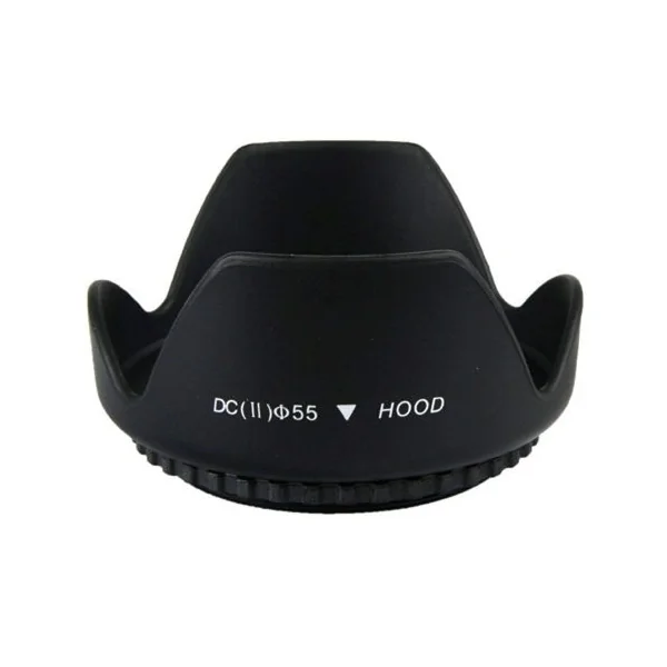 Objetivo Parasol para lentes Universal 55 mm Negro
