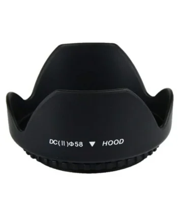 Objetivo Parasol para lentes Universal 58 mm Negro