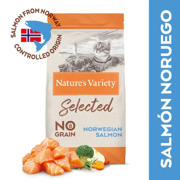 Obtén una durabilidad incomparable a los precios más bajos con Nature's Variety Adult Sterilised Selected Salmón Noruego Pienso Para Gatos de Productos Para Gatos de España.