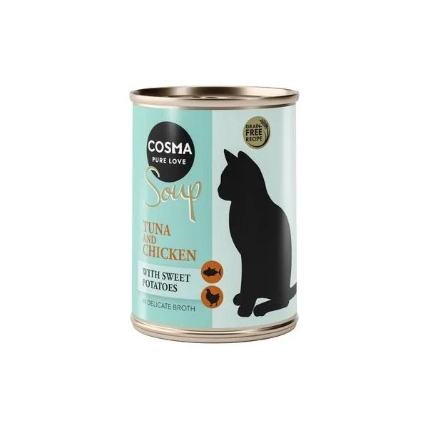 Ofertas de Cosma Soup Sopa Para Gatos 24 X 100 G - Pack Ahorro modernos y asequibles en Gatospetshop.com en le Murcia España.