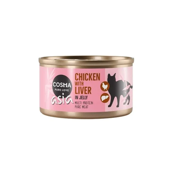 Ofertas imperdibles en Cosma Mix Box Comida Húmeda En Gelatina con envío gratuito en Gatospetshop.com en le Las Palmas de Gran Canaria España.