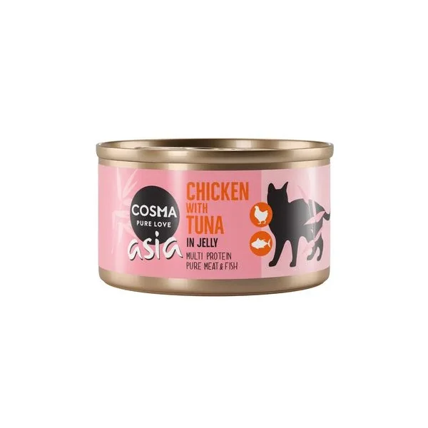 Ofertas imperdibles en Cosma Mix Box Comida Húmeda En Gelatina con envío gratuito en Gatospetshop.com en le Las Palmas de Gran Canaria España.