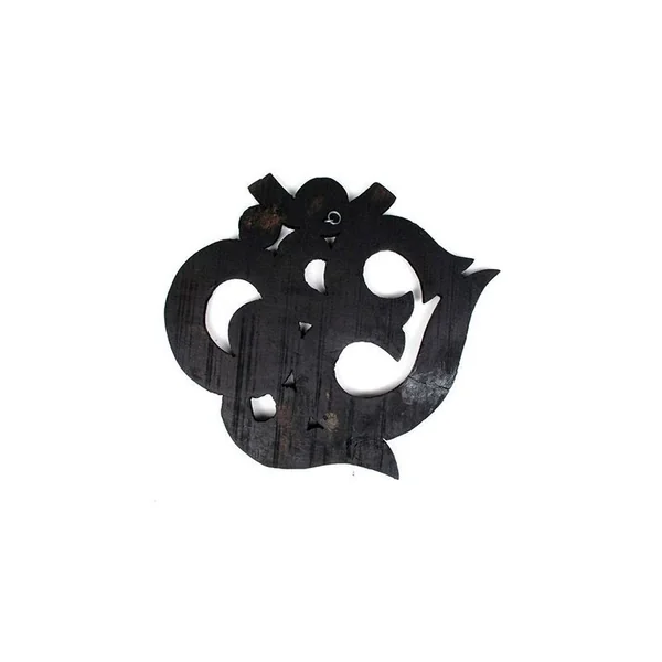 Om Tallado en Madera Negro