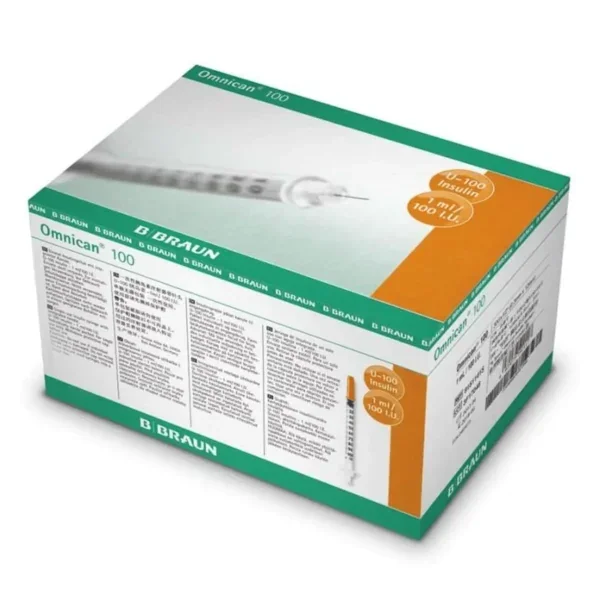 Omnican 30G Jeringa insulina caja de 100 unidades