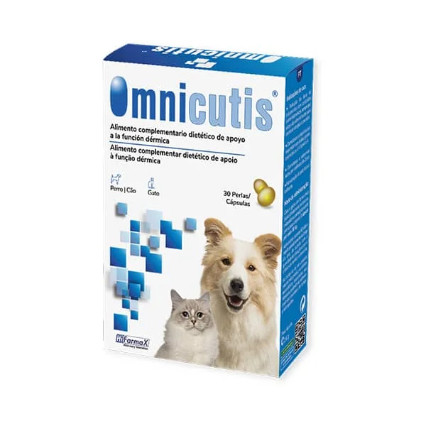 OMNICUTIS Cápsulas Dermoprotección Perros Gatos