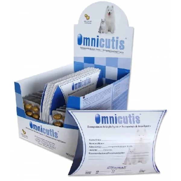 OMNICUTIS Cápsulas Dermoprotección Perros Gatos