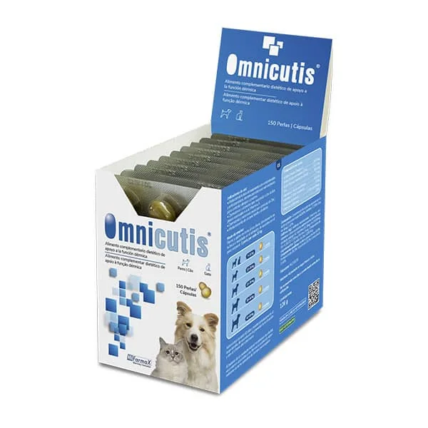 OMNICUTIS Cápsulas Dermoprotección Perros Gatos
