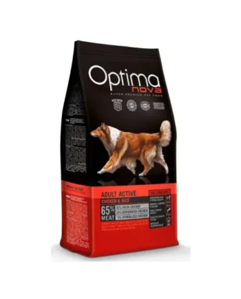 Optima Nova Adult Active Pollo y Arroz Perro