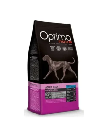 Optima Nova Adult Giant Pollo y Arroz Perro