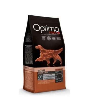 Optima Nova Adult Mature Pollo y Arroz Perro