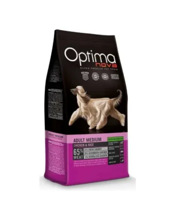 Optima Nova Adult Medium Pollo y Arroz Perro