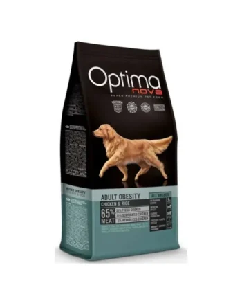 Optima Nova Adult Obesity Pollo y Arroz Perro