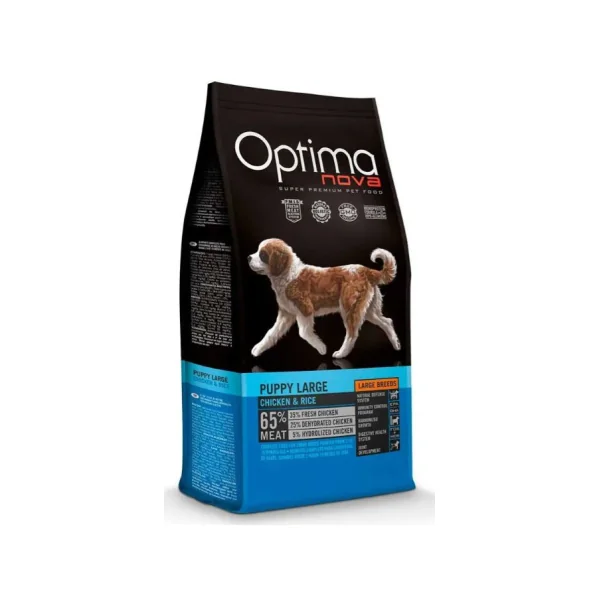 Optima Nova Puppy Large Pollo y Arroz Perro