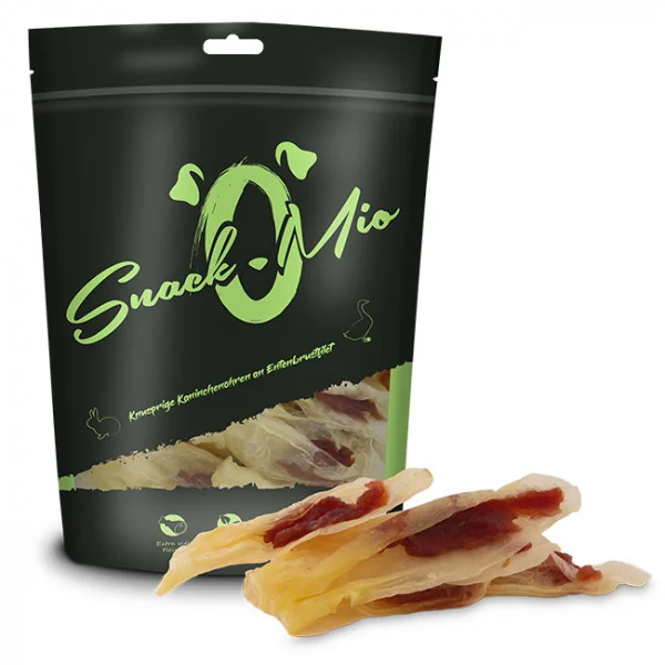 Orejas de conejo rellenas de pato -SnackOMio