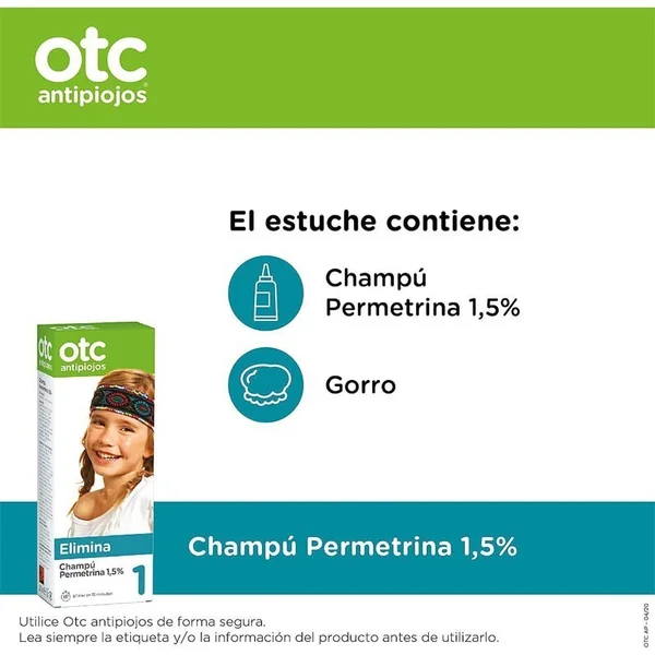 OTC champu antipiojos