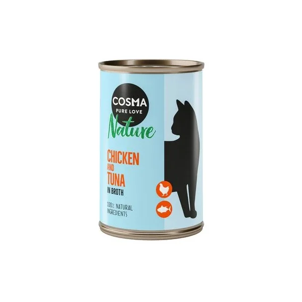 Outlet en línea de Cosma Nature 6 X 140 G - Productos Para Gatos - Gatospetshop.com