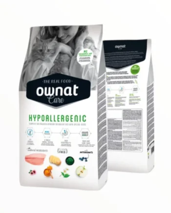 Ownat Care Hypoallergenic para Gatos — Pienso Sin Cereales Fuente Única