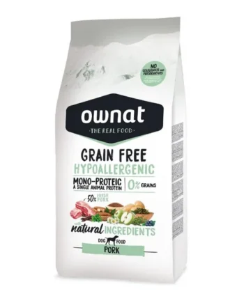 OWNAT Grain Free Hypoallergenic Cerdo Pienso para Perros