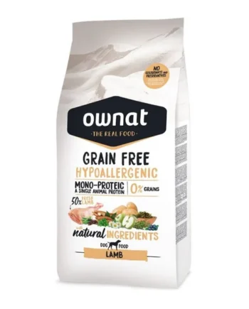 OWNAT Grain Free Hypoallergenic Cordero Pienso para Perros