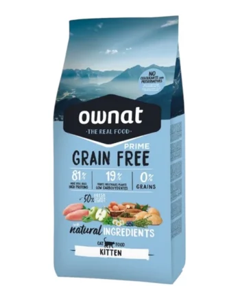 Ownat Grain Free Prime Kitten para Gatitos — Pienso Sin Cereales